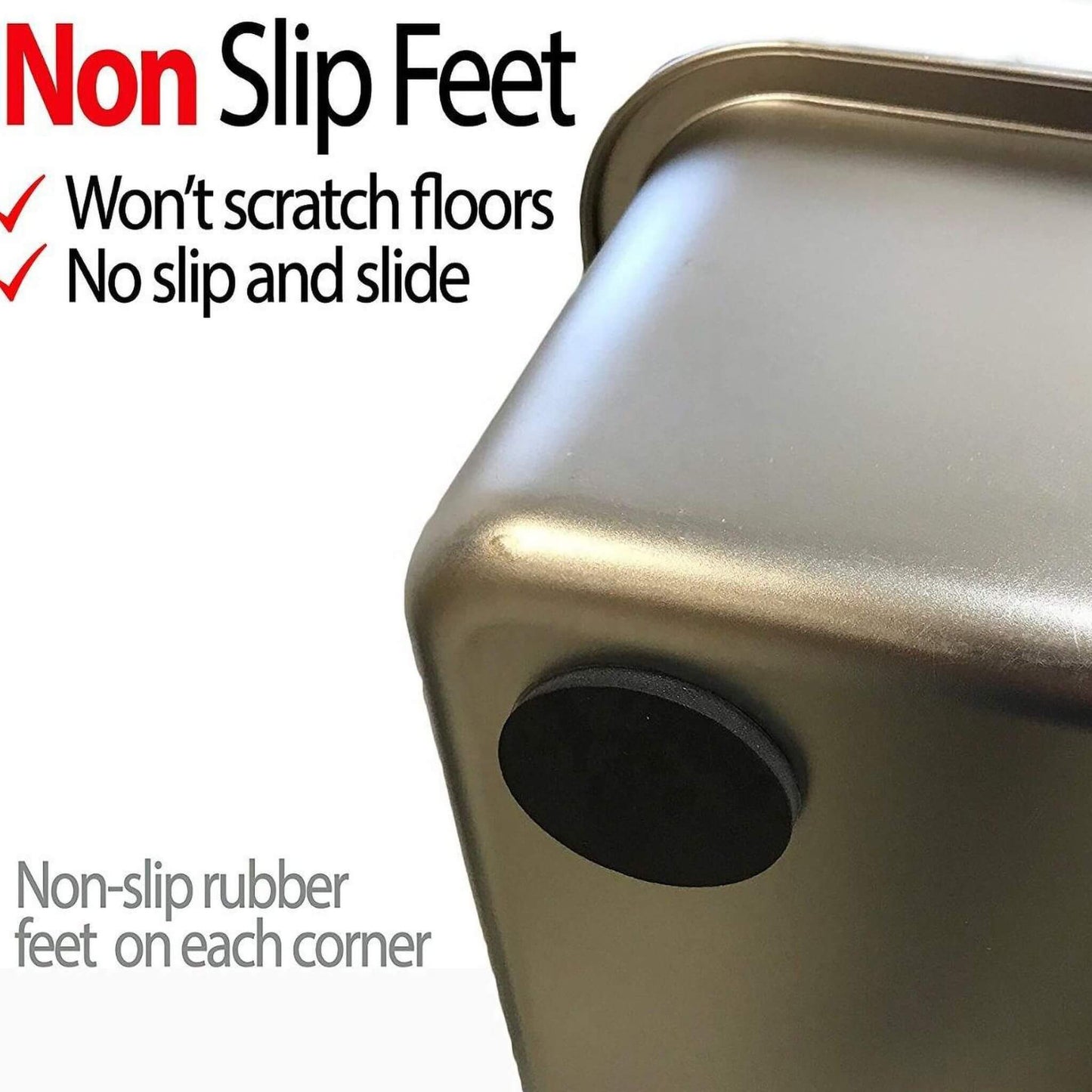 Extra Large Cat Litter Box 23.6" for Large Cats - High Wall Litter Pan 6" Height